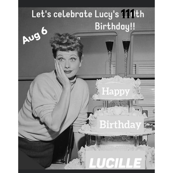 ❤️COMMENTS FULL GO TO NEW LISTING  LETS CELEBRATE LUCILLE BALLS BIRTHDAY ❤️ - Picture 12 of 13